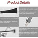 Air Blow Cleaning Gun for Car Interior Detailing, Aluminum Body with Funnel Nozzle