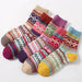 5 Pairs Soft Christmas Socks Gift Set, Assorted Holiday Patterns