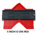 Contour Gauge Profile Duplicator Tool, 5 Inch, with Ruler Scale
