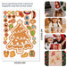 Christmas Make-a-Face Puzzle Stickers, 12 Sheets