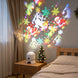 Christmas Projector Night Light, Rotating 22-Pattern USB Rechargeable Projection Lamp for Walls and Ceilings