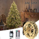 Multicolor LED Green Wire Christmas String Lights, 6m / 200 LED with Remote
