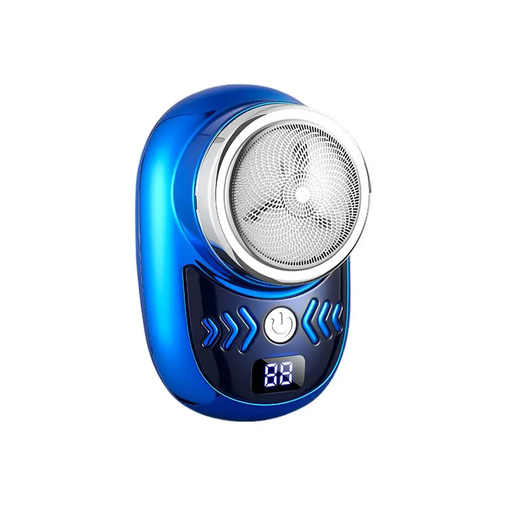 Mini Pocket Electric Shaver with LED Display, USB-C Rechargeable