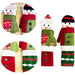 Christmas Snowman Appliance Handle Covers, Set of 3 for Refrigerator, Oven and Microwave