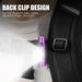 Keychain Travel Flashlight, USB Rechargeable, with Clip, Magnet and 9 Light Modes