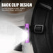 Keychain Travel Flashlight, USB Rechargeable, with Clip, Magnet and 9 Light Modes