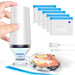 Handheld Electric Vacuum Sealer with 5 Reusable Food Storage Bags
