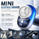 Mini Pocket Electric Shaver with LED Display, USB-C Rechargeable