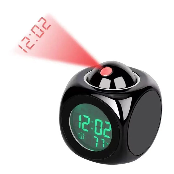 LED Time Projector Alarm Clock with Ceiling Display