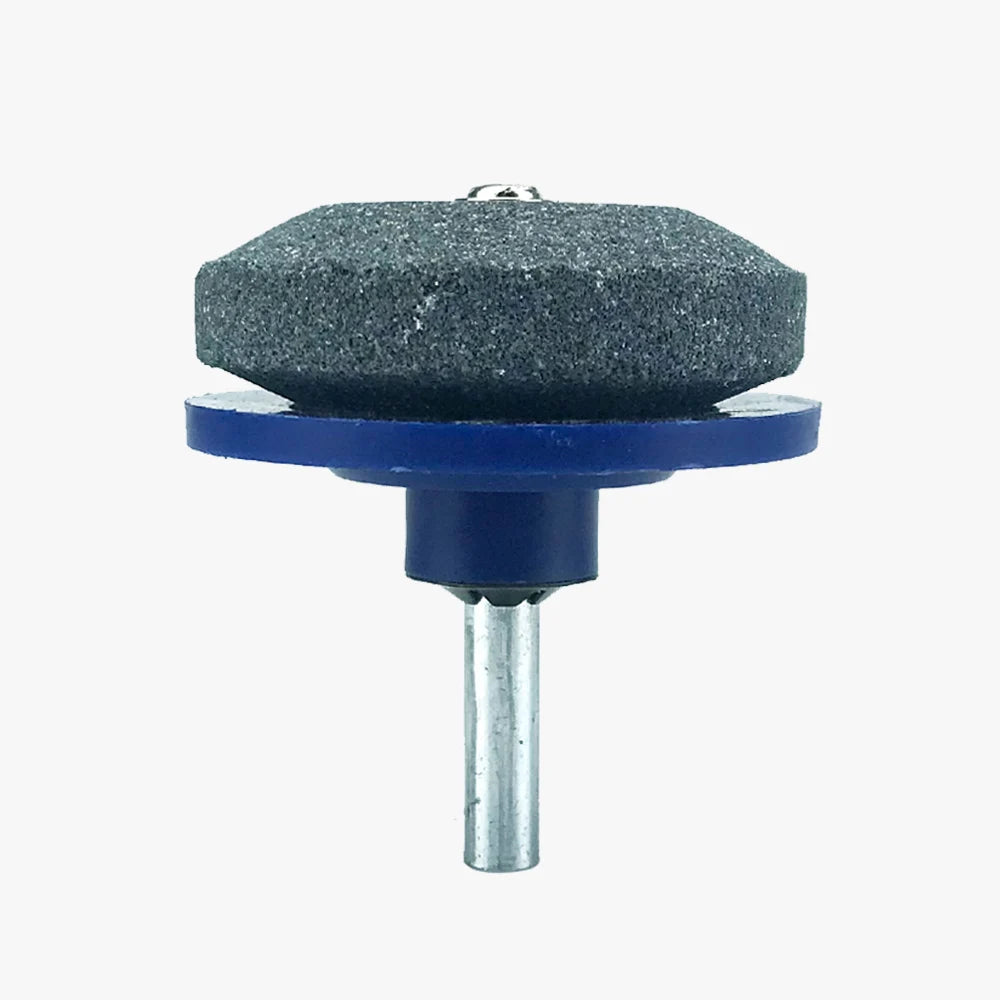 Lawn Mower Blade Sharpener for Garden Mowers, Drill-Mounted Grinding Stone