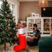 Jumbo 36-Inch Red Christmas Stocking with White Cuff