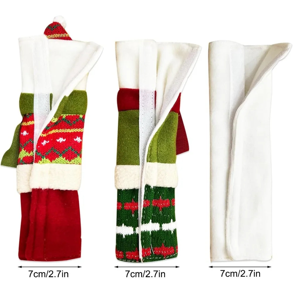 Christmas Snowman Appliance Handle Covers, Set of 3 for Refrigerator, Oven and Microwave