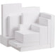 12-Piece White Christmas Gift Boxes with Lids, Assorted Sizes for Shirts