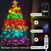 Smart Christmas Tree String Lights with App and Remote Control, USB, 33 ft Color-Changing