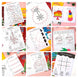 8-Book Set Kids Christmas Coloring Books with Bonus Activity Pages