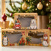 Christmas Cookie Gift Boxes with Window, Set of 6