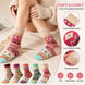 5 Pairs Soft Christmas Socks Gift Set, Assorted Holiday Patterns
