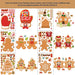 Christmas Make-a-Face Puzzle Stickers, 12 Sheets