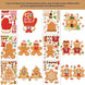 Christmas Make-a-Face Puzzle Stickers, 12 Sheets