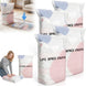 Cube Compression Storage Bags for Travel and Closet, No Pump Needed, Set of 4 Large