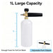 1L Foam Cannon for Pressure Washers with 1/4" Quick Connector