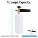 1L Foam Cannon for Pressure Washers with 1/4" Quick Connector