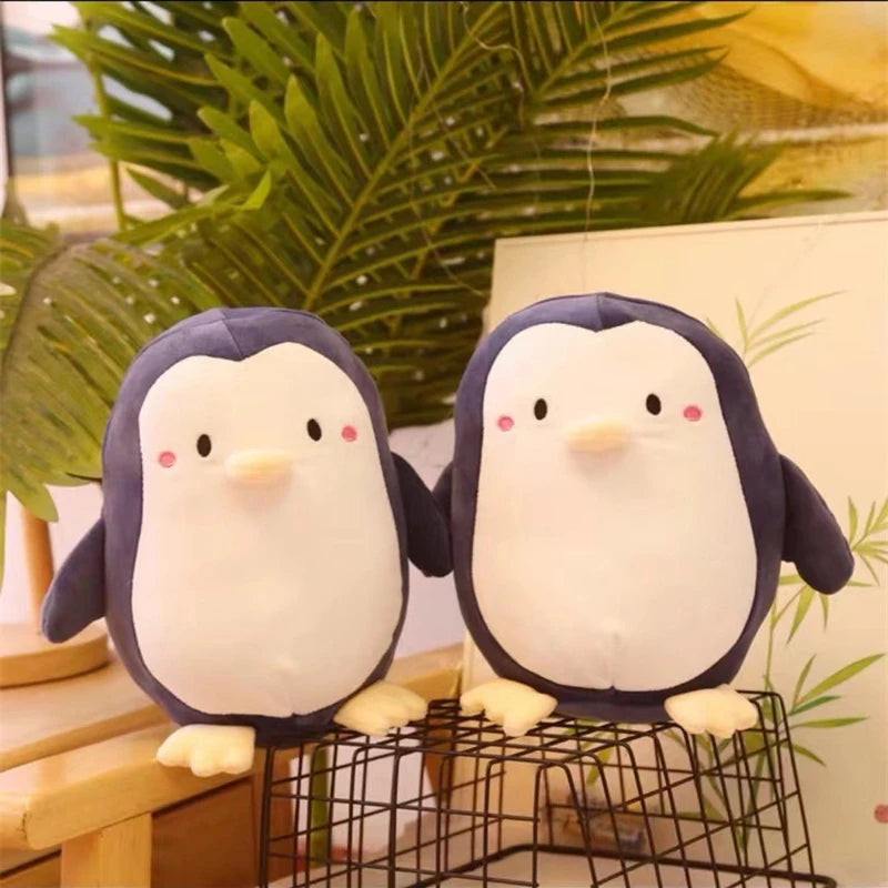 Christmas Penguin Plush Pillow, 25 cm