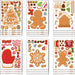 Christmas Make-a-Face Puzzle Stickers, 12 Sheets