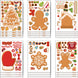 Christmas Make-a-Face Puzzle Stickers, 12 Sheets