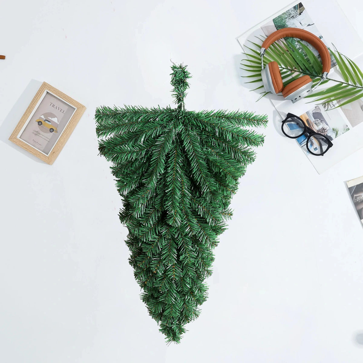Artificial Pine Christmas Teardrop Swag