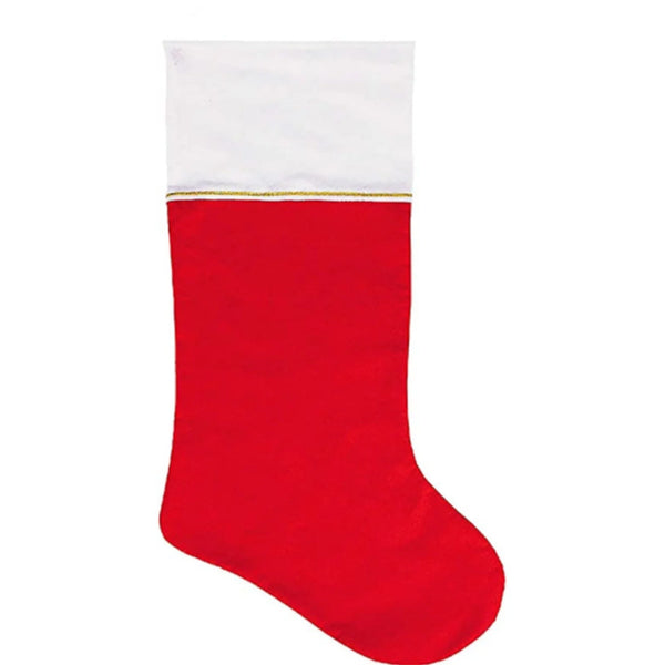 Jumbo 36-Inch Red Christmas Stocking with White Cuff