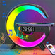 RGB Mood Lamp with Alarm Clock, Bluetooth Speaker & Wireless Charger