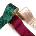 4" x 10 Yard Red Velvet Wired Edge Christmas Ribbon