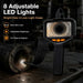 Handheld Endoscope Camera for Pipe and Drain Inspection, 4.3 in Screen, 16 ft Cable