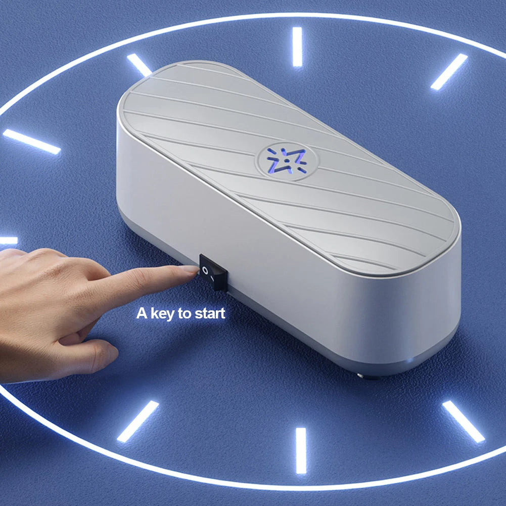 Portable Rechargeable Jewelry and Eyeglass Cleaning Bath for Travel and Everyday Carry