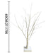 Lighted Birch Tree for Christmas Decor, 27 in Tabletop, 144 Warm White LEDs, USB or Battery