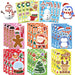 Christmas Make-a-Face Puzzle Stickers, 16 Sheets, Kids DIY Craft