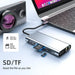 11-in-1 USB-C Hub Adapter with 4K HDMI, VGA, Ethernet, SD/TF and 100W PD