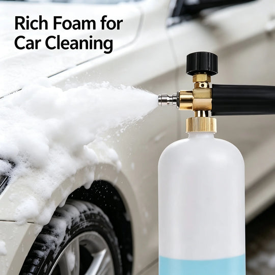 1L Foam Cannon for Pressure Washers with 1/4" Quick Connector
