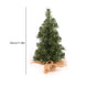 Mini Christmas Tree with Burlap Base, 12 in Tabletop Pine Tree