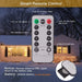Christmas Firework Starburst Light, 200 LED Hanging Fairy Light with Remote, Battery Powered