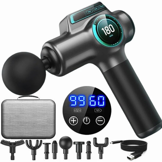 Cordless Rechargeable Percussion Massage Gun, Christmas Gift Muscle Massager