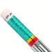 Car Tire Tread Depth Checker with Color-Coded Scale and Pocket Clip