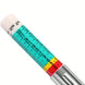 Car Tire Tread Depth Checker with Color-Coded Scale and Pocket Clip