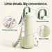 Portable Dog Drinking Bottle for Walks and Travel, with Fold-Out Tray, Food Cup and Mist Sprayer